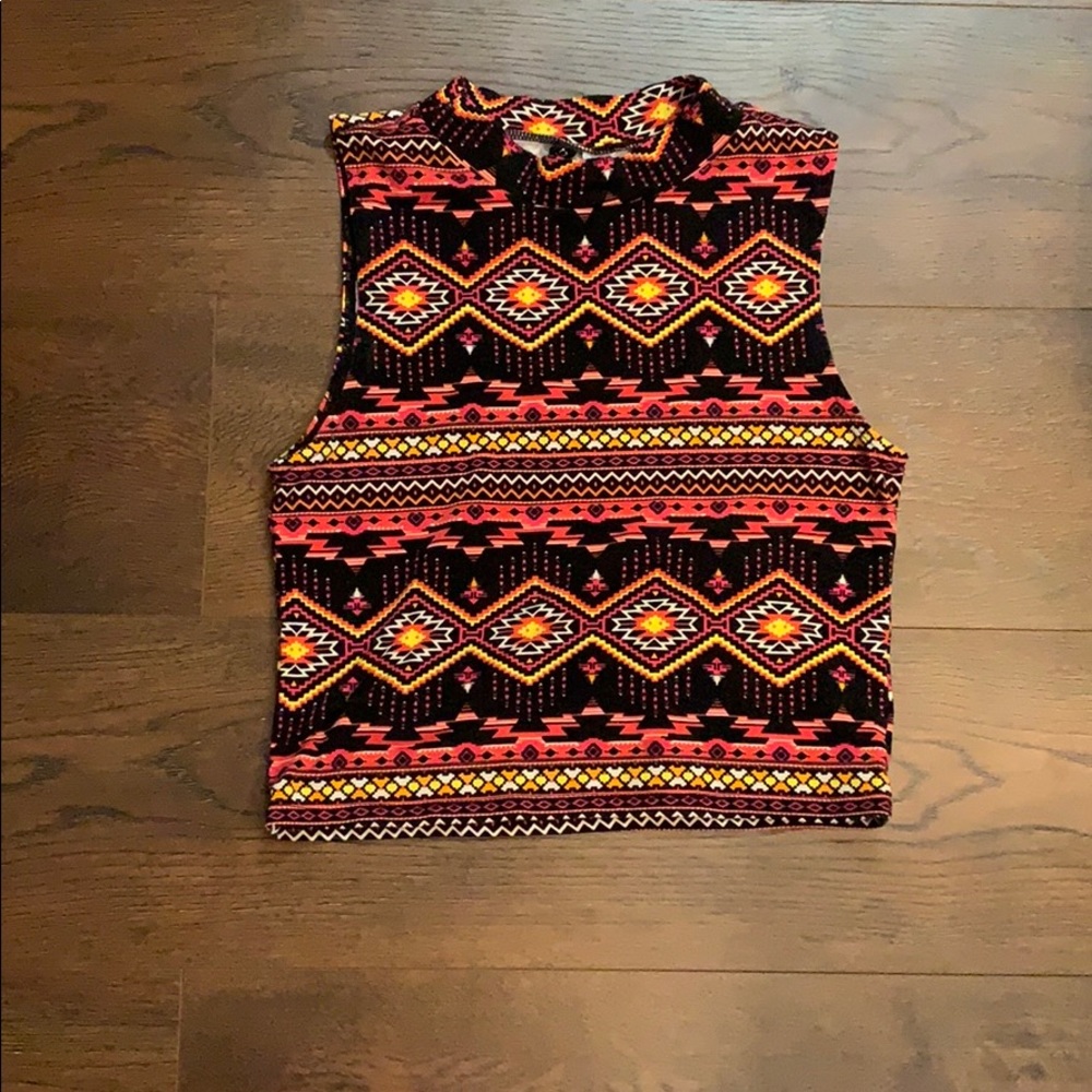 Multicolored crop top